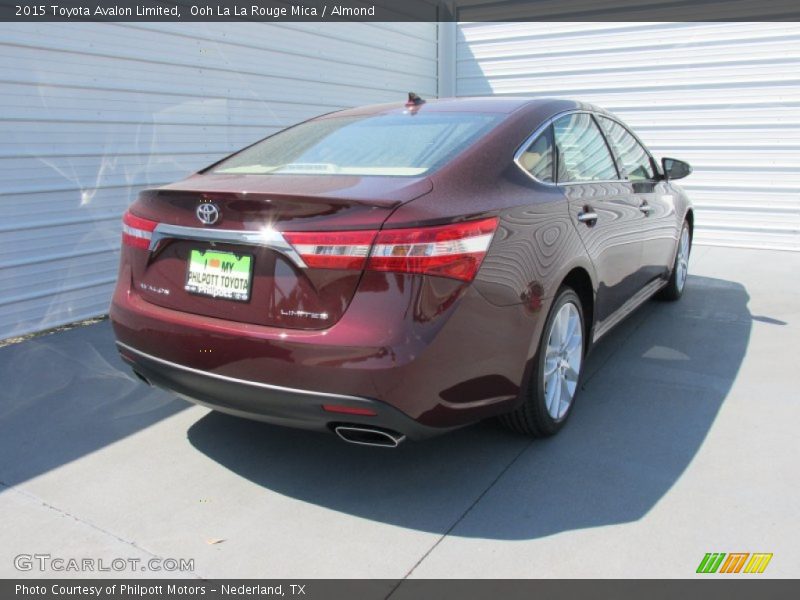 Ooh La La Rouge Mica / Almond 2015 Toyota Avalon Limited
