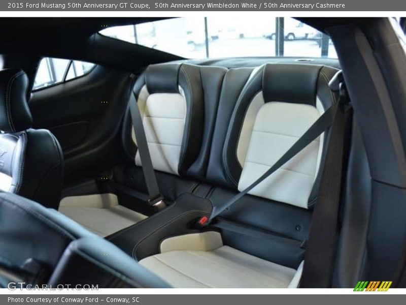 Rear Seat of 2015 Mustang 50th Anniversary GT Coupe