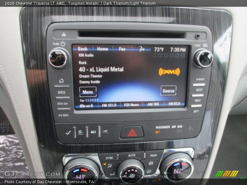 Controls of 2016 Traverse LT AWD