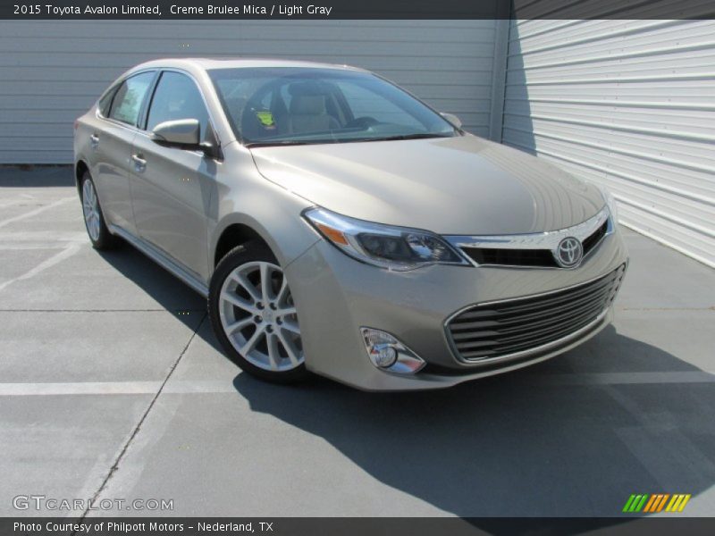 Creme Brulee Mica / Light Gray 2015 Toyota Avalon Limited