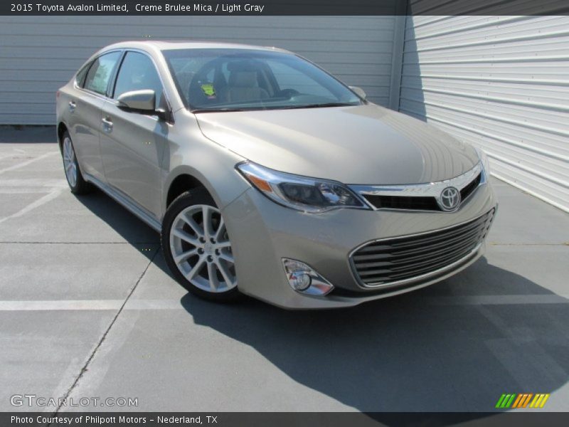 Creme Brulee Mica / Light Gray 2015 Toyota Avalon Limited