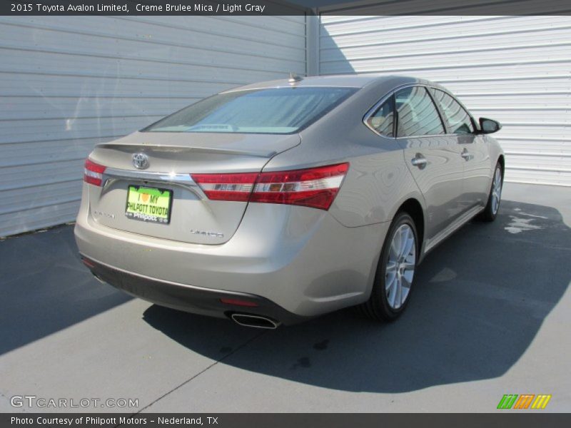 Creme Brulee Mica / Light Gray 2015 Toyota Avalon Limited