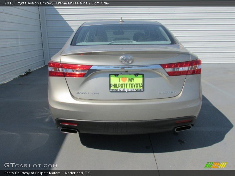 Creme Brulee Mica / Light Gray 2015 Toyota Avalon Limited