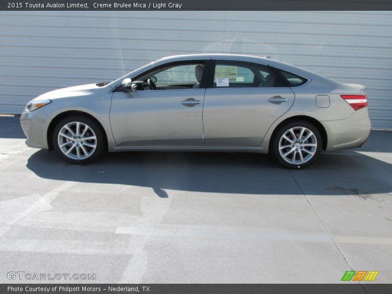 Creme Brulee Mica / Light Gray 2015 Toyota Avalon Limited