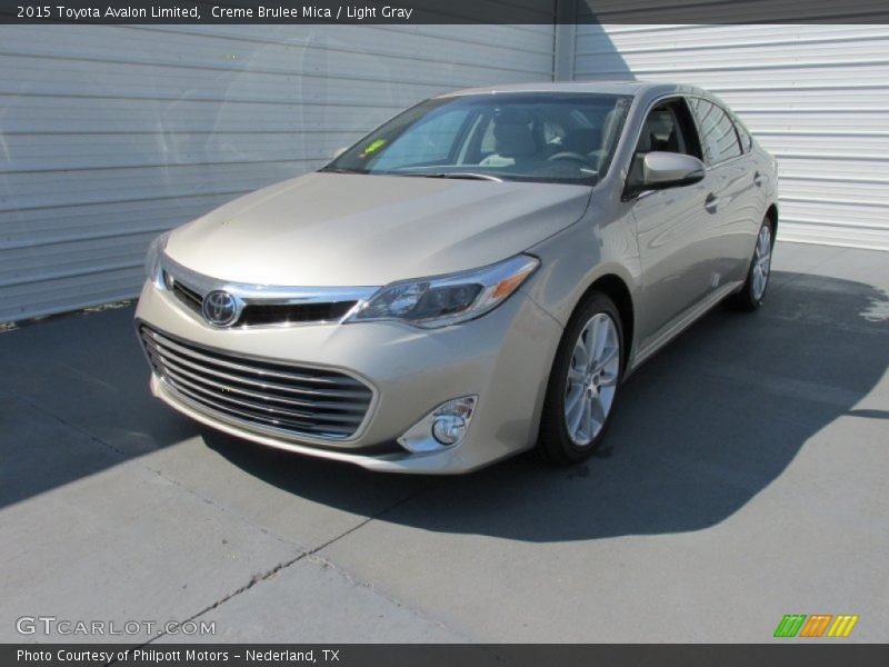 Creme Brulee Mica / Light Gray 2015 Toyota Avalon Limited