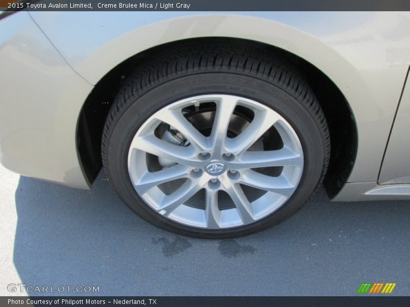 Creme Brulee Mica / Light Gray 2015 Toyota Avalon Limited