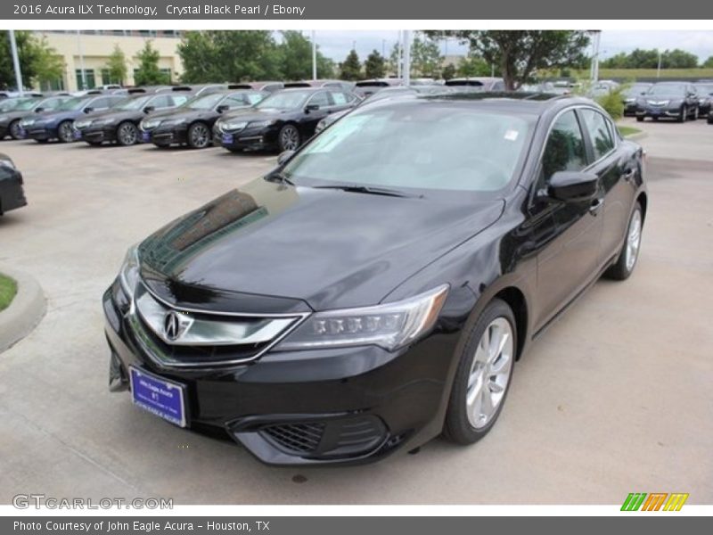 Crystal Black Pearl / Ebony 2016 Acura ILX Technology