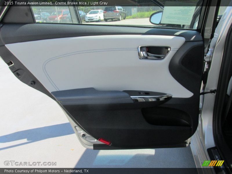 Creme Brulee Mica / Light Gray 2015 Toyota Avalon Limited