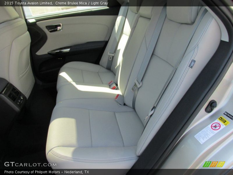 Creme Brulee Mica / Light Gray 2015 Toyota Avalon Limited