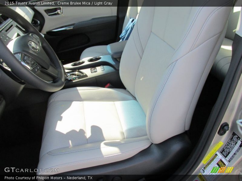 Creme Brulee Mica / Light Gray 2015 Toyota Avalon Limited