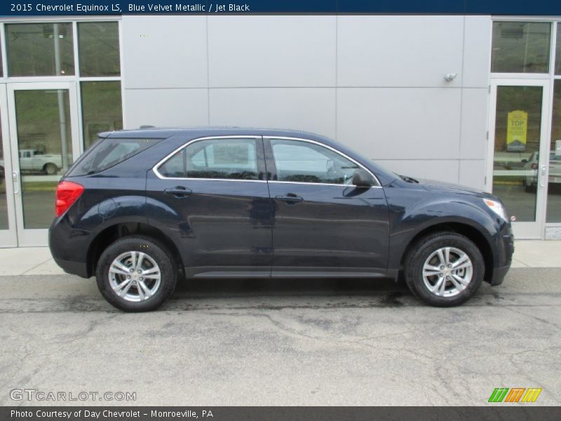 Blue Velvet Metallic / Jet Black 2015 Chevrolet Equinox LS
