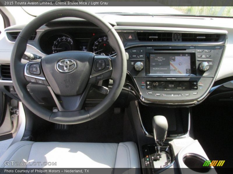 Creme Brulee Mica / Light Gray 2015 Toyota Avalon Limited