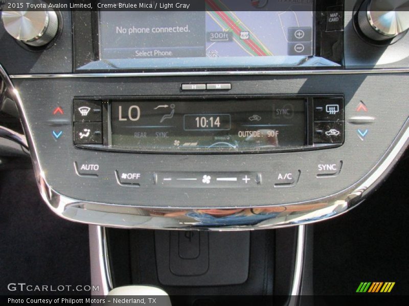Creme Brulee Mica / Light Gray 2015 Toyota Avalon Limited