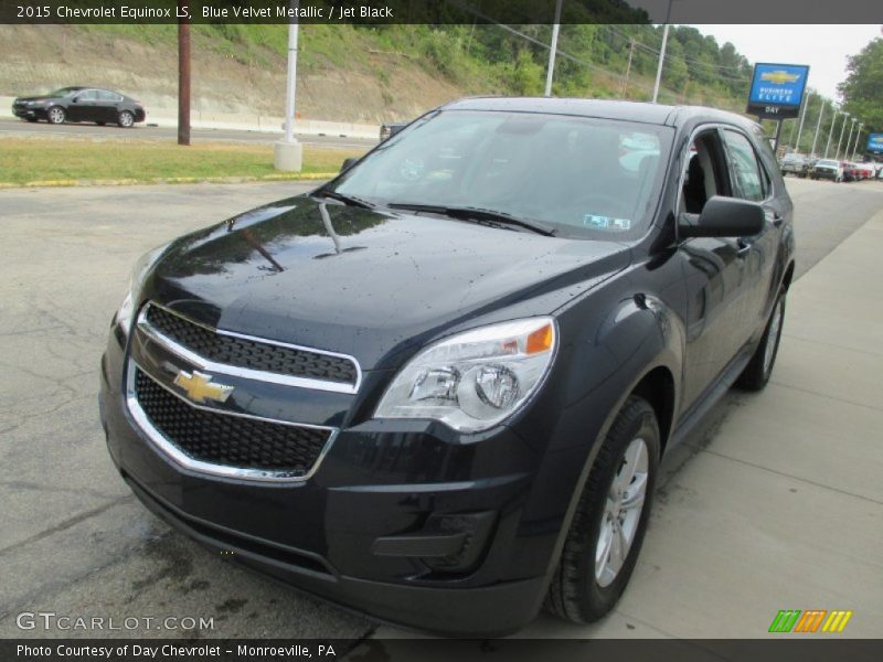 Blue Velvet Metallic / Jet Black 2015 Chevrolet Equinox LS