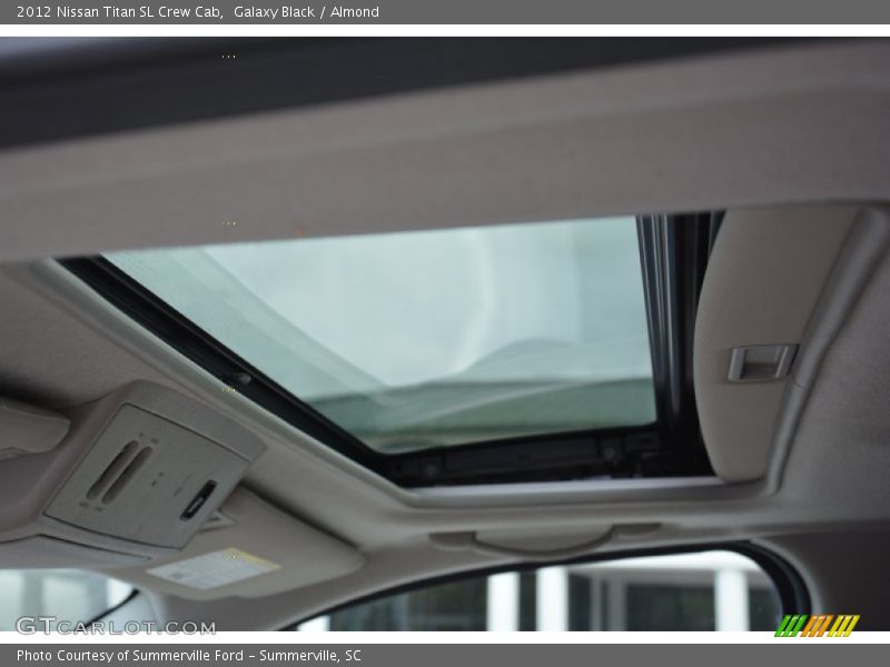 Galaxy Black / Almond 2012 Nissan Titan SL Crew Cab