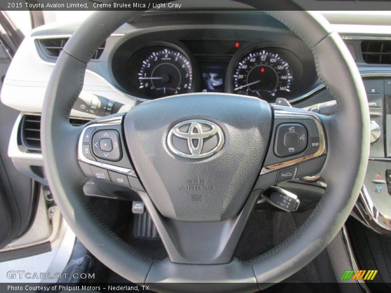 Creme Brulee Mica / Light Gray 2015 Toyota Avalon Limited