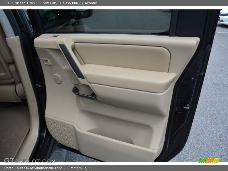 Galaxy Black / Almond 2012 Nissan Titan SL Crew Cab