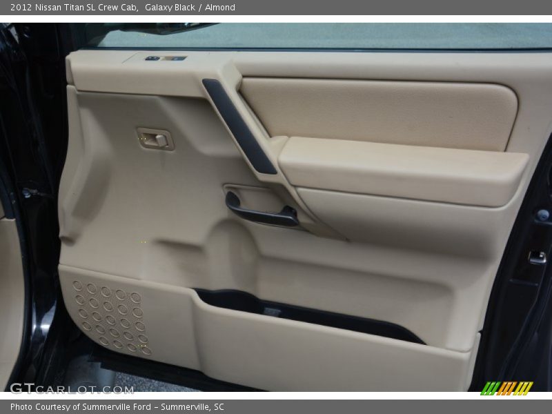 Galaxy Black / Almond 2012 Nissan Titan SL Crew Cab