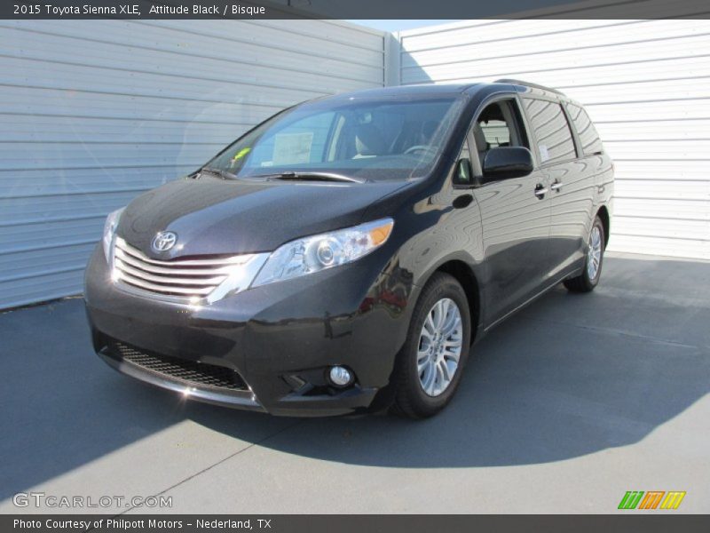 Attitude Black / Bisque 2015 Toyota Sienna XLE