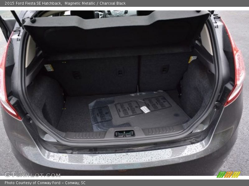 Magnetic Metallic / Charcoal Black 2015 Ford Fiesta SE Hatchback