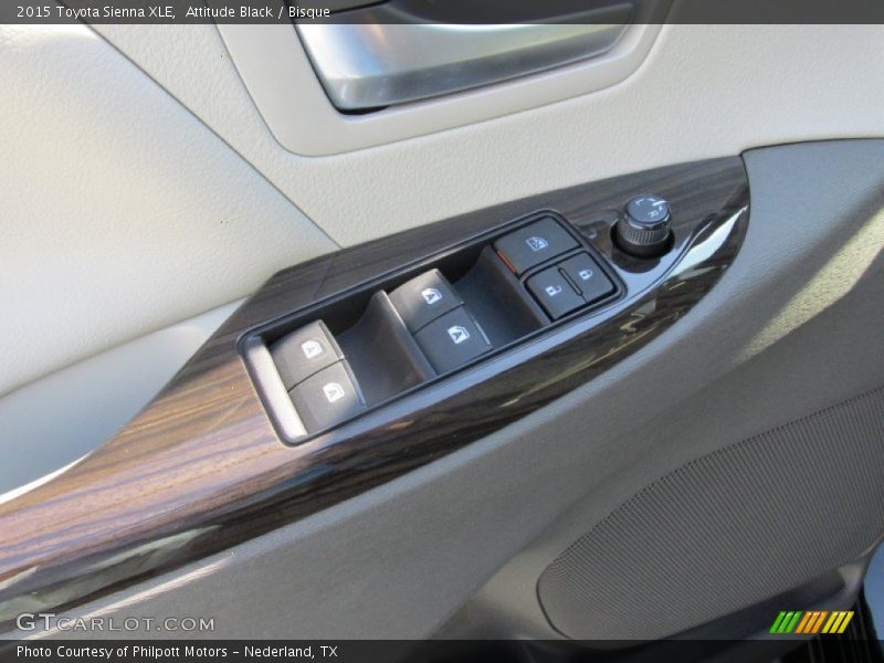Attitude Black / Bisque 2015 Toyota Sienna XLE