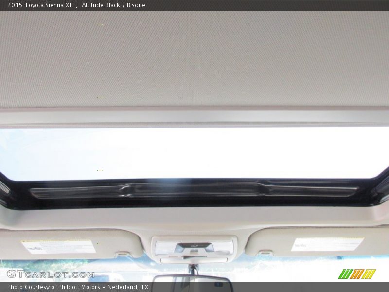 Attitude Black / Bisque 2015 Toyota Sienna XLE