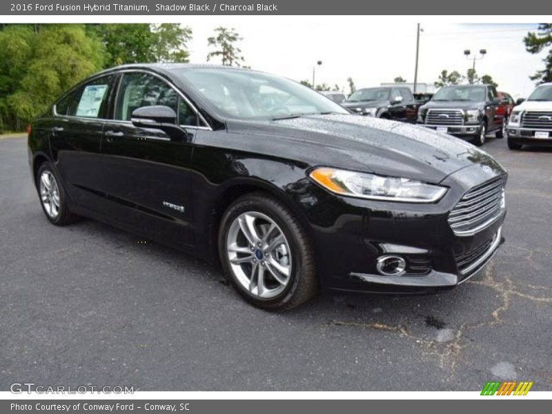 Shadow Black / Charcoal Black 2016 Ford Fusion Hybrid Titanium