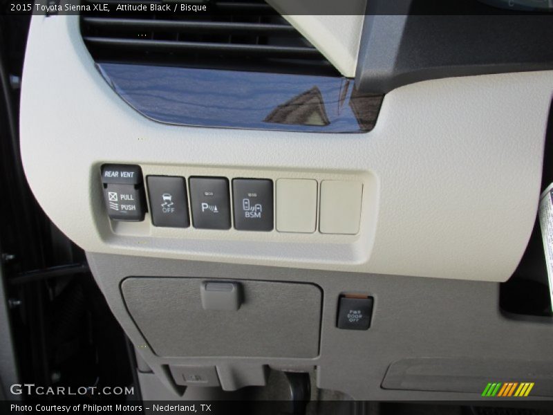 Attitude Black / Bisque 2015 Toyota Sienna XLE