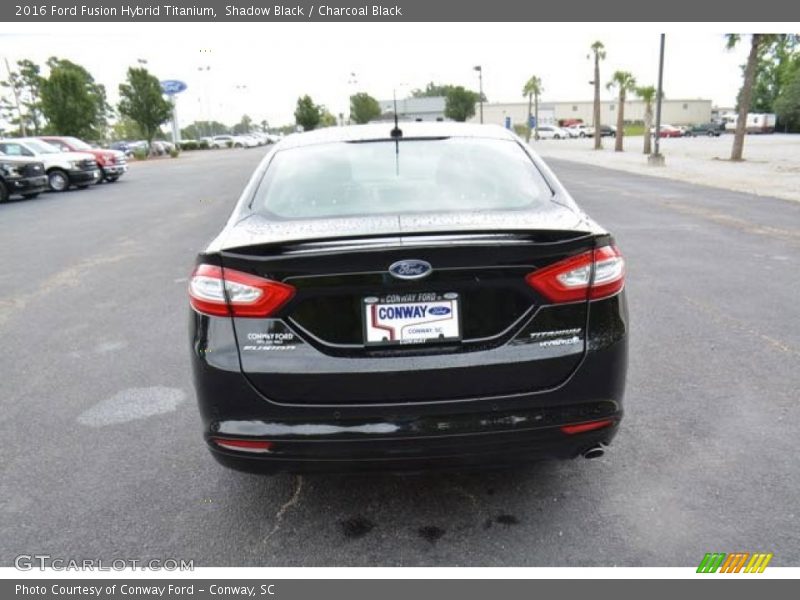 Shadow Black / Charcoal Black 2016 Ford Fusion Hybrid Titanium