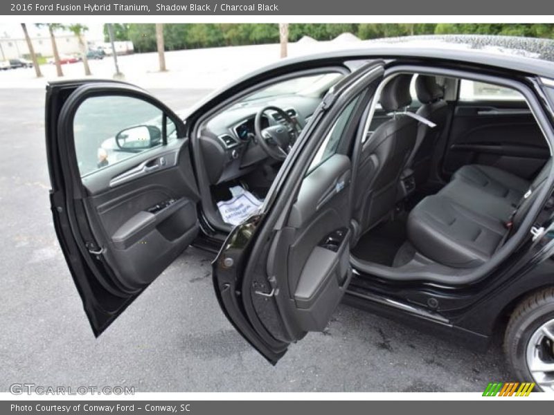 Shadow Black / Charcoal Black 2016 Ford Fusion Hybrid Titanium