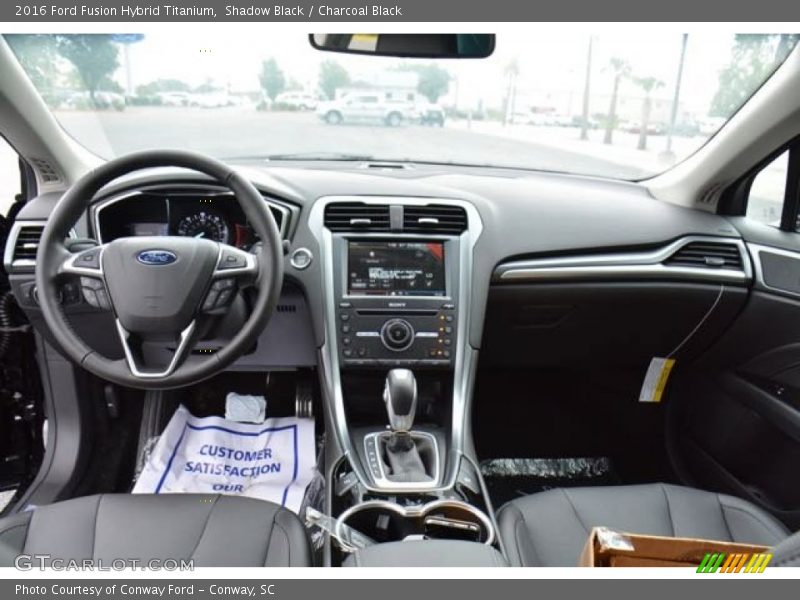 Shadow Black / Charcoal Black 2016 Ford Fusion Hybrid Titanium