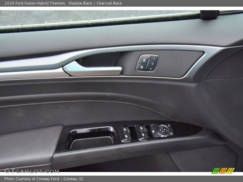 Shadow Black / Charcoal Black 2016 Ford Fusion Hybrid Titanium