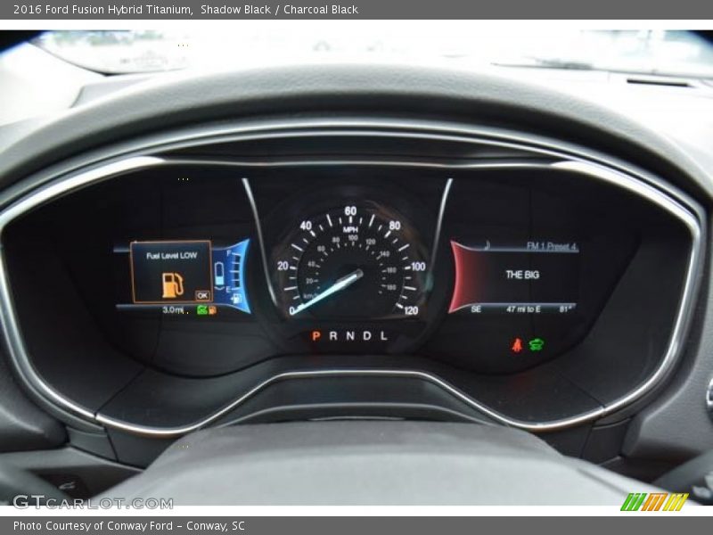 Shadow Black / Charcoal Black 2016 Ford Fusion Hybrid Titanium
