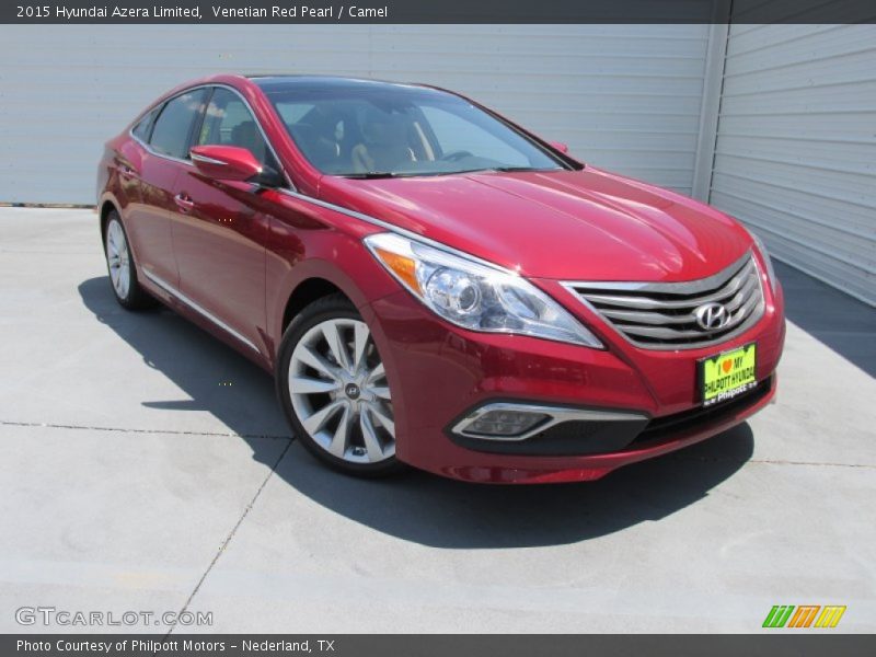 Venetian Red Pearl / Camel 2015 Hyundai Azera Limited