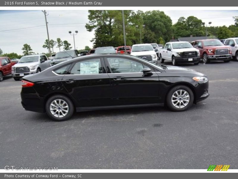 Shadow Black / Medium Earth Gray 2016 Ford Fusion S