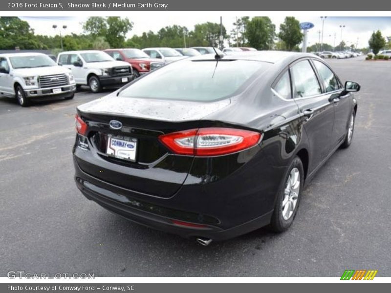 Shadow Black / Medium Earth Gray 2016 Ford Fusion S