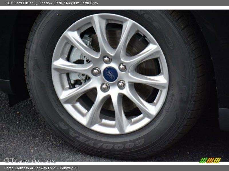 Shadow Black / Medium Earth Gray 2016 Ford Fusion S