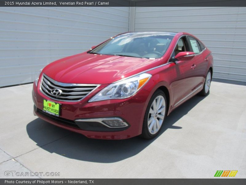 Venetian Red Pearl / Camel 2015 Hyundai Azera Limited