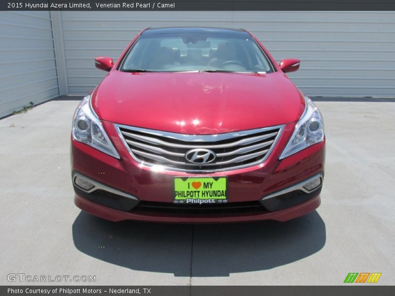 Venetian Red Pearl / Camel 2015 Hyundai Azera Limited