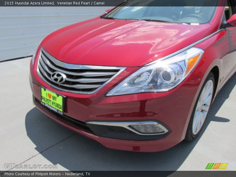 Venetian Red Pearl / Camel 2015 Hyundai Azera Limited