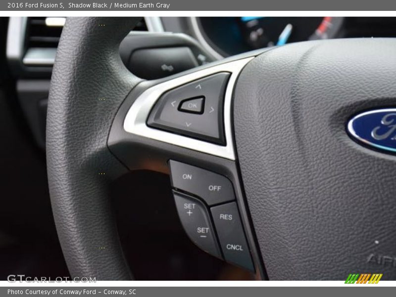 Shadow Black / Medium Earth Gray 2016 Ford Fusion S