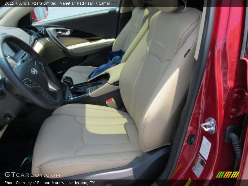 Venetian Red Pearl / Camel 2015 Hyundai Azera Limited