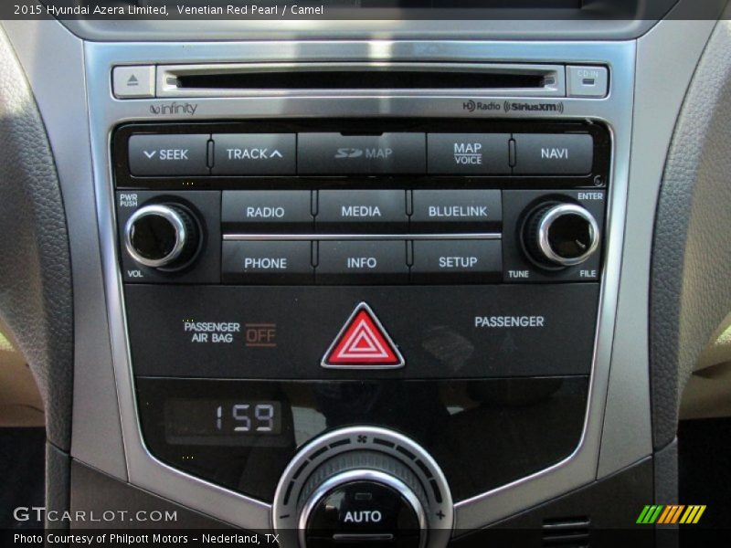 Controls of 2015 Azera Limited