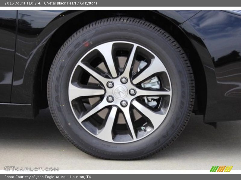 Crystal Black Pearl / Graystone 2015 Acura TLX 2.4