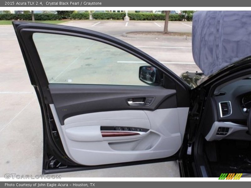 Crystal Black Pearl / Graystone 2015 Acura TLX 2.4