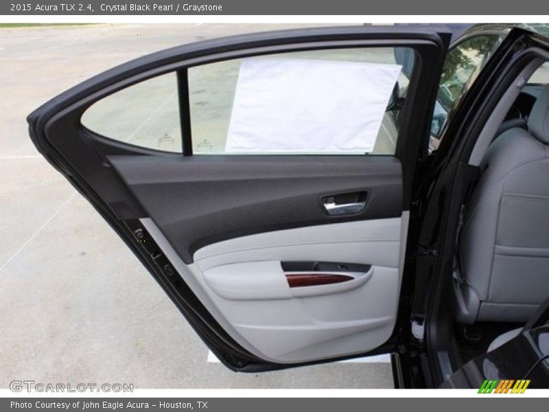 Crystal Black Pearl / Graystone 2015 Acura TLX 2.4