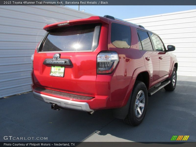 Barcelona Red Metallic / Black 2015 Toyota 4Runner Trail Premium 4x4