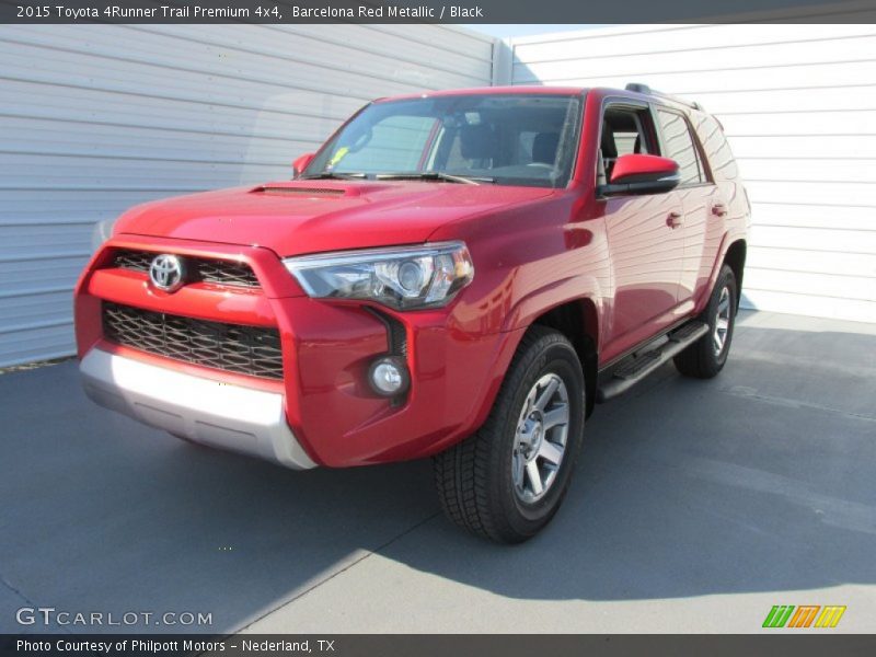 Barcelona Red Metallic / Black 2015 Toyota 4Runner Trail Premium 4x4