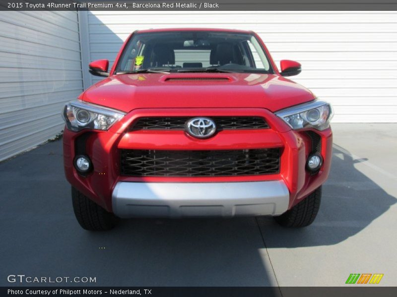 Barcelona Red Metallic / Black 2015 Toyota 4Runner Trail Premium 4x4