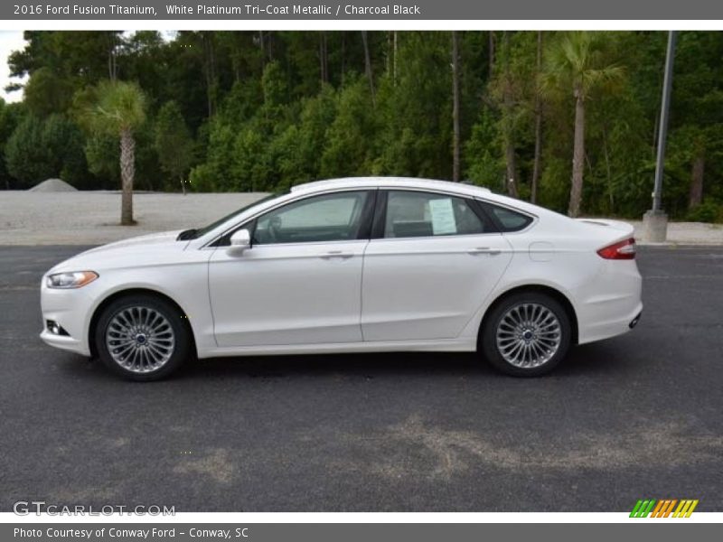  2016 Fusion Titanium White Platinum Tri-Coat Metallic